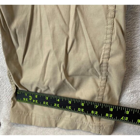 Duluth Trading Co Mens Cargo Pants XL Khaki Flat Front Straight Outdoors Hiking - Picture 4 of 10